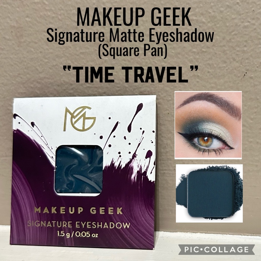NWT Full Size MAKEUP GEEK Square Matte Eyeshadow “TIME TRAVEL”